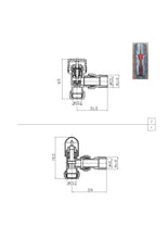 Load image into Gallery viewer, Radiator Valve 15 mm Pair