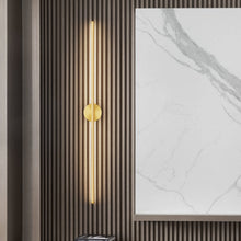 Load image into Gallery viewer, Wall Light Long Strip LED Wall Lamp Linear Sconce 17W Black/ Gold Indoor LED Up and Down
