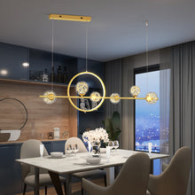 Load image into Gallery viewer, Gold Chandeliers Small Ceiling Light Modern Pendant Lights LED 66W Home Indoor Lighting Decor 100cm
