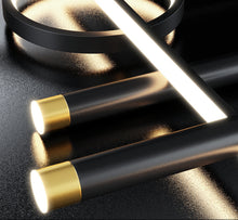 Load image into Gallery viewer, Linear Pendant Light LED Black/Gold Modern Lighting Kitchen Island Linear
