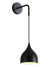Load image into Gallery viewer, Wall Mount Light Modern 1 Light Wall Pendant Lamp for Bedside Black E27
