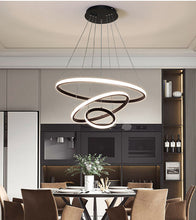 Load image into Gallery viewer, Gold/ Black Chandelier LED Circle Modern Luxury 3 Rings (20+40+60cm) Pendant Light
