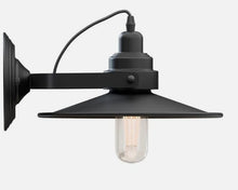 Load image into Gallery viewer, Sconce Light Fixture Wall Mounted Adjustable Swing Arm Black Wall Light 30cm
