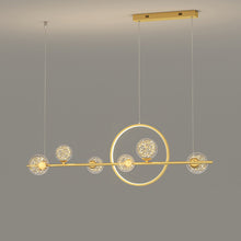 Load image into Gallery viewer, Gold Chandeliers Small Ceiling Light Modern Pendant Lights LED 66W Home Indoor Lighting Decor 100cm
