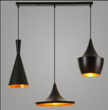 Load image into Gallery viewer, Black 3 * E27 Lighting Height Adjustable Led Pendant Light Modern
