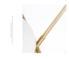 Load image into Gallery viewer, Glass Chandelier E27 Gold and Matte White 6/8 Lights
