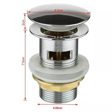 Load image into Gallery viewer, Slotted Basin Waste Wastes Chrome Slotted Flip Top Basin
