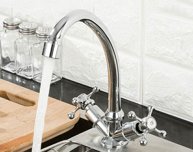 Kitchen Tap Chrome Kitchen Tap Cross Handles Chrome Finish