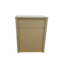 Load image into Gallery viewer, Off White Unit Back To Wall Ceramic White Oval Toilet Pan with Cistern
