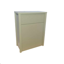 Load image into Gallery viewer, Off White Unit Back To Wall Ceramic White Oval Toilet Pan with Cistern

