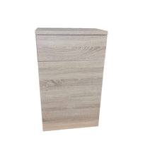Load image into Gallery viewer, Sonoma Oak WC Unit Back to Wall Ceramic Oval Toilet Pan Soft Close Seat &amp; Cistern
