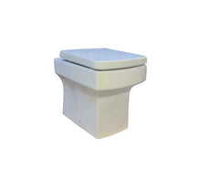 Load image into Gallery viewer, Sonoma Oak WC Unit Back to Wall Ceramic Square Toilet Pan Soft Close Seat &amp; Cistern
