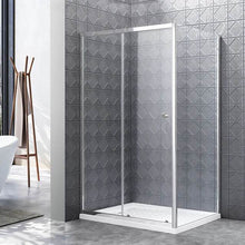 Load image into Gallery viewer, Shower Enclosure Clear Glass Sliding Shower Door 1000x760mm
