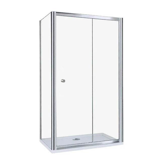 Shower Enclosure Clear Glass Sliding Shower Door 1000x760mm