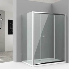 Load image into Gallery viewer, Shower Enclosure Clear Glass Sliding Shower Door 1000x760mm
