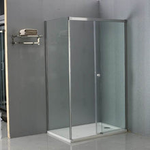Load image into Gallery viewer, Shower Enclosure Clear Glass Sliding Shower Door 1000x760mm
