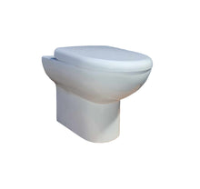 Load image into Gallery viewer, Sonoma Oak WC Unit Back to Wall Ceramic Round Toilet Pan Soft Close Seat &amp; Cistern
