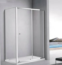 Load image into Gallery viewer, Shower Enclosure Clear Glass Sliding Shower Door 1000x760mm
