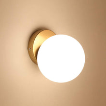 Load image into Gallery viewer, Modern Wall Light Gold/Black Wall Lamp Indoor Ball Lamp Shade GU10
