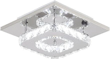 Load image into Gallery viewer, LED Ceiling Light Modern 20cm Small Crystal for Hallways and Corridor Flush Mount
