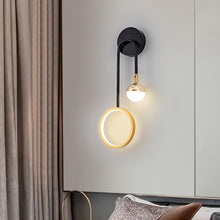 Load image into Gallery viewer, Minimalist Led Wall Lamp 13W Indoor Wall-Mounted Light Decoration Black Finish Acrylic Wall Sconce
