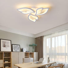 Load image into Gallery viewer, Bedroom LED Lights For Ceiling Flower Chandelier Flush Mount Ceiling Lamp Fixture Black/White 50cm
