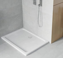 Load image into Gallery viewer, Shower Tray Plastic Shower Tray White Finish Rectangle 1200X760mm
