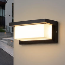 Load image into Gallery viewer, Wall Sconce Black LED Modern Indoor/Outdoor IP65 Warm White Light Fixtures Wall Light
