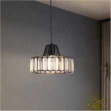 Load image into Gallery viewer, Nordic Crystal Pendant Lamp Black/Gold Glass Pendant Light Mini Modern Luxury E26
