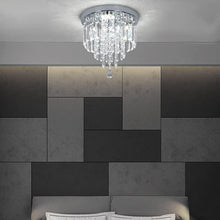 Load image into Gallery viewer, Modern LED Crystal Ceiling Lights Pendant Chandelier Lamp Cool White 28x25cm
