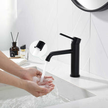 Load image into Gallery viewer, Bathroom Black Basin Mixer Tap
