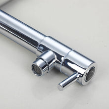 Load image into Gallery viewer, Pull-Down Kitchen Tap Chrome Finish  Swivel Spout Mixer Tap Dual Spout Faucet
