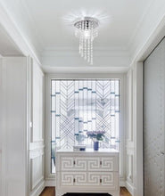 Load image into Gallery viewer, Mini Chandeliers Raindrop Crystal Chandelier Light Fixture E12 Luxury Lighting Fixture for Bedroom
