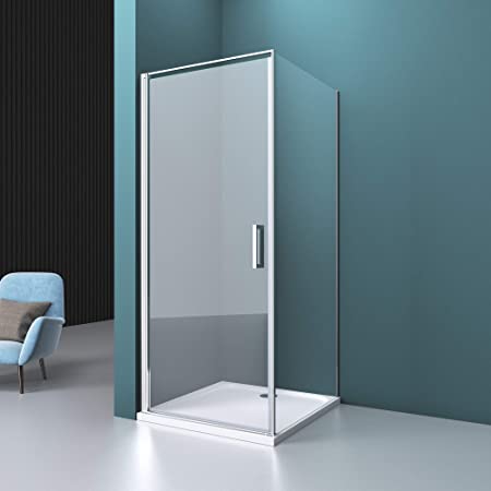 Shower Enclosure Clear Glass Pivot Shower Door 900x1000mm