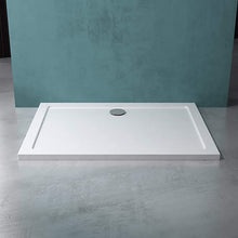 Load image into Gallery viewer, Rectangle Shower Tray 1200 x 760 mm Plastic Shower Tray White Finish Rectangle 1200X760mm
