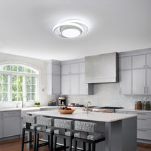 Load image into Gallery viewer, Modern 32W LED Ceiling Light – 27 cm Decorative Flush-Mount Cold White Fixture White
