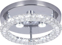 Load image into Gallery viewer, Chandelier Silver Modern LED Crystal Flush Mount Changeable 30cm

