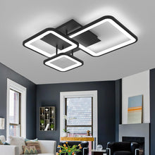 Load image into Gallery viewer, LED Ceiling Light With Remote Control Square Ceiling Light Dimmable 55cm Black 4 Color Lights
