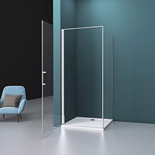 Load image into Gallery viewer, Shower Enclosure Clear Glass Pivot Shower Door 900x1000mm
