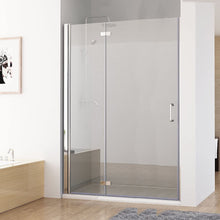 Load image into Gallery viewer, Pivot Shower Door 900 mm Bathroom Aluminium Frame Glass Chrome Enclosures
