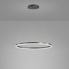 Load image into Gallery viewer, LED Chandelier Light Ring Chandelier Black 60/40 cm
