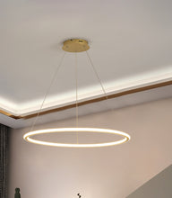 Load image into Gallery viewer, Pendant Light, Circle Ceiling Pendant Light Metal Gold 60/40 cm
