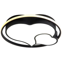 Load image into Gallery viewer, Chandelier Modern Minimalist Black Flush Mount Ceiling Light Love Heart 47cm Dimmable
