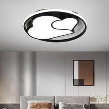 Load image into Gallery viewer, Chandelier Modern Minimalist Black Flush Mount Ceiling Light Love Heart 47cm Dimmable
