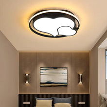 Load image into Gallery viewer, Chandelier Modern Minimalist Black Flush Mount Ceiling Light Love Heart 47cm Dimmable
