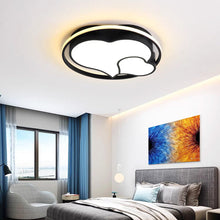 Load image into Gallery viewer, Chandelier Modern Minimalist Black Flush Mount Ceiling Light Love Heart 47cm Dimmable
