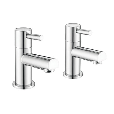 Basin Pillar Tap Basin Tap Chrome Finish Pillar Hot And Cold Taps