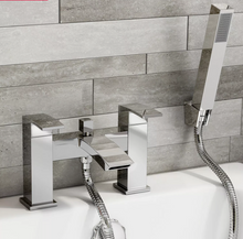Load image into Gallery viewer, Bath Shower Mixer Filler Tap With A 1.5m Shower Hose and Shower Handheld Chrome

