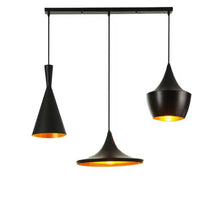 Load image into Gallery viewer, Black 3 * E27 Lighting Height Adjustable Led Pendant Light Modern
