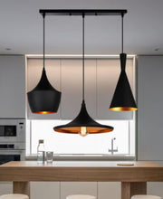 Load image into Gallery viewer, Black 3 * E27 Lighting Height Adjustable Led Pendant Light Modern

